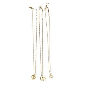 Christian Dior Gold Necklace Collection